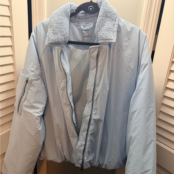 FP Movement by Free People Light Blue Bomber Jacket - Picture 6 of 7